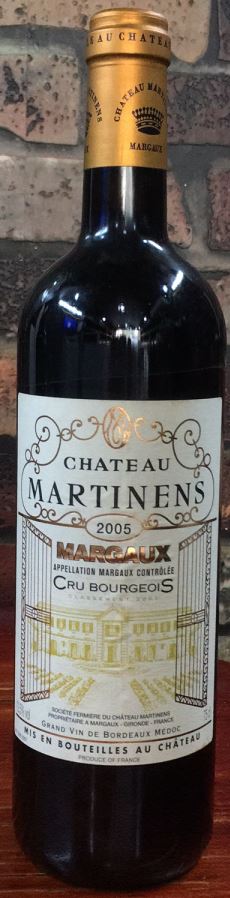 Chateau Martinens 2005