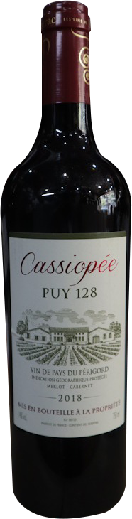 嘉茜奧紅葡萄酒 2018<br>Cassiopée Puy 128 2018