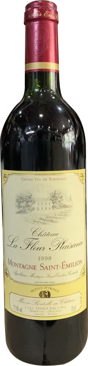 碧麗花紅葡萄酒<br>Chateau la Fleur Plaisance 1998