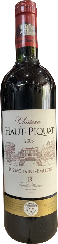 奧彼卡紅葡萄酒 1995/2005<br>Chateau Haut Piquat 1995/2005